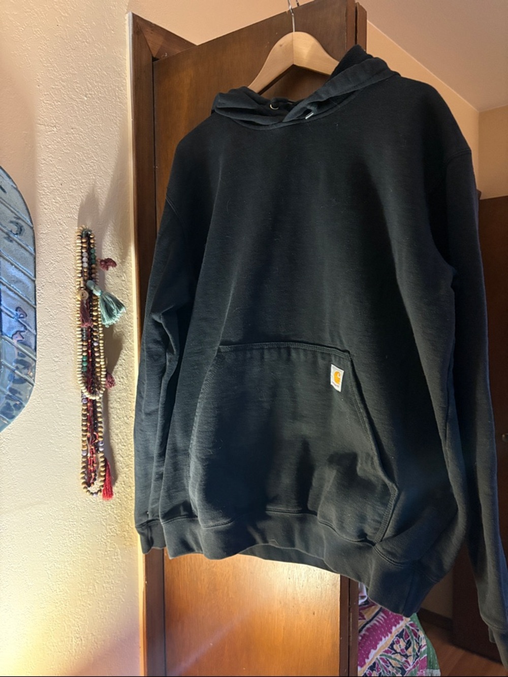 Carhartt Black  Hooded Sweatshirt